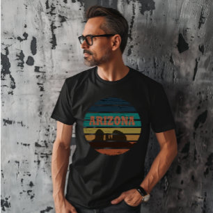 Arizona Sedona Landschaft Vintager Sonnenuntergang T-Shirt