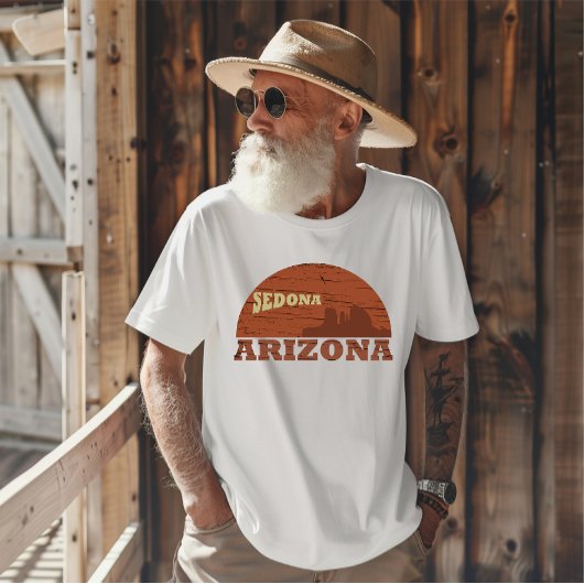Arizona Sedona Landschaft Vintages az Retro T-Shirt