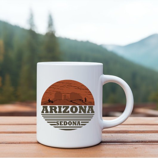 Arizona Sedona Landschaft Vintages az Retro Tasse