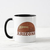 Arizona Sedona Landschaft Vintages az Retro Tasse (Links)