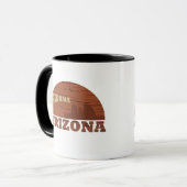 Arizona Sedona Landschaft Vintages az Retro Tasse (Vorderseite Links)