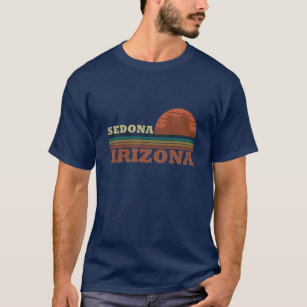arizona sedona Vintage Sonnenuntergangslandschaft  T-Shirt