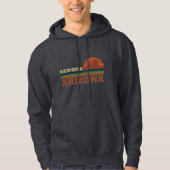 Arizona Sedona Vintager Sonnenuntergang Hoodie (Vorderseite)