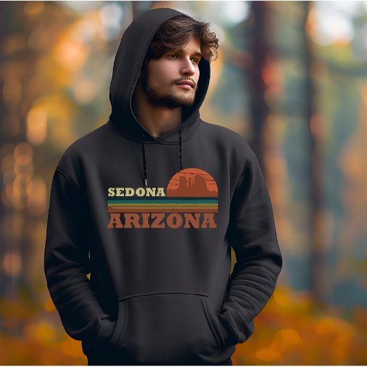Arizona Sedona Vintager Sonnenuntergang Hoodie