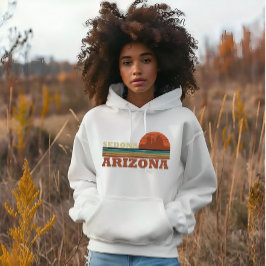 Arizona Sedona Vintager Sonnenuntergang Hoodie