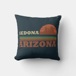Arizona Sedona Vintager Sonnenuntergang Kissen