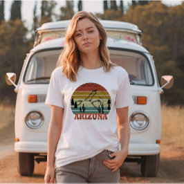 Arizona Sedona Vintager Sonnenuntergang Retro az T-Shirt