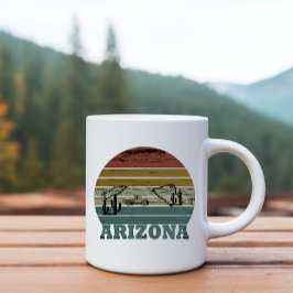 Arizona Sedona Vintager Sonnenuntergang Retro az Tasse