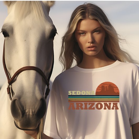 Arizona Sedona Vintager Sonnenuntergang T-Shirt