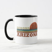 Arizona Sedona Vintager Sonnenuntergang Tasse (Links)