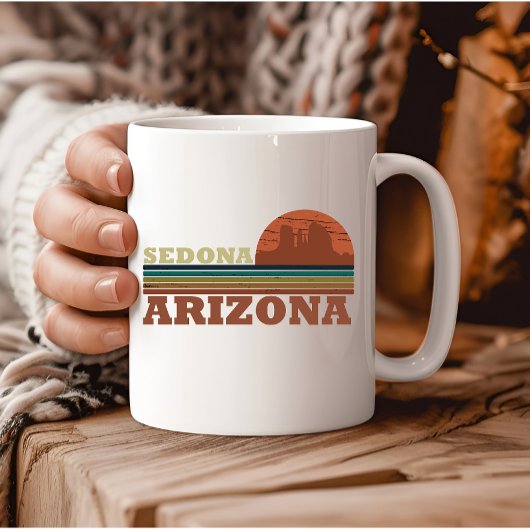 Arizona Sedona Vintager Sonnenuntergang Tasse
