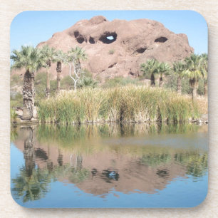 Arizona Sehenswürdigkeit Foto Loch im Rock Phoenix Getränkeuntersetzer