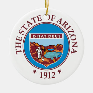 Arizona Sign Keramik Ornament