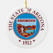 Arizona Sign Keramik Ornament (Hinten)