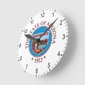 Arizona Sign Runde Wanduhr (Winkel)