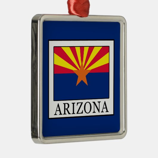 Arizona Silbernes Ornament (Rechts)