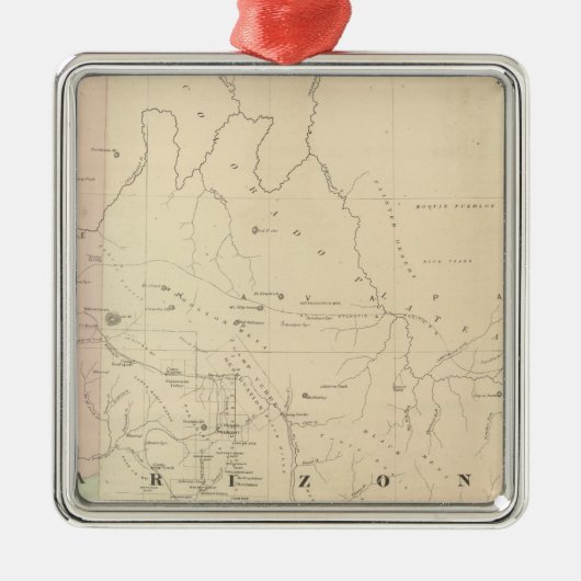 Arizona Silbernes Ornament (Vorne)