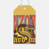 Arizona Snake Art Geschenkanhänger (Rückseite)