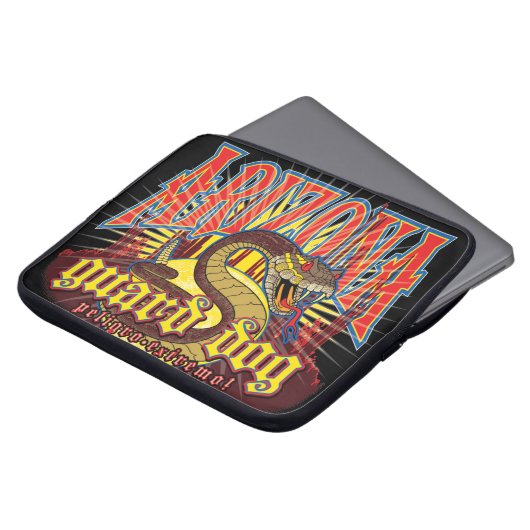 Arizona Snake Art Laptopschutzhülle (Vorne Oben)