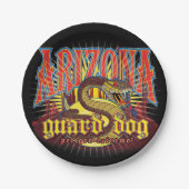 Arizona Snake Art Pappteller (Vorderseite)