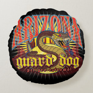 Arizona Snake Art Rundes Kissen