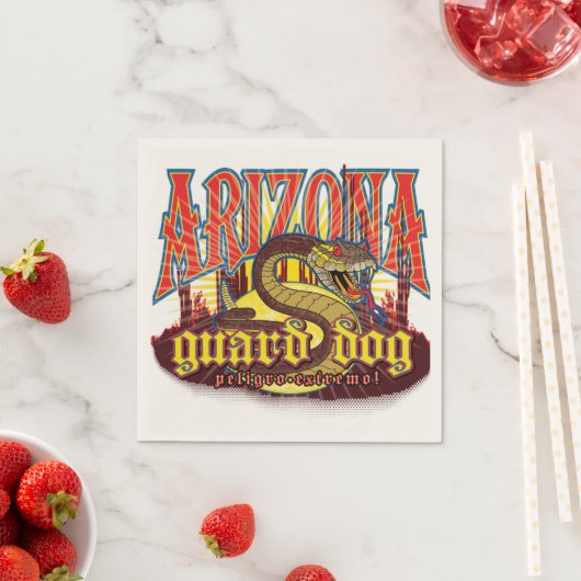 Arizona Snake Art Serviette (Beispiel)