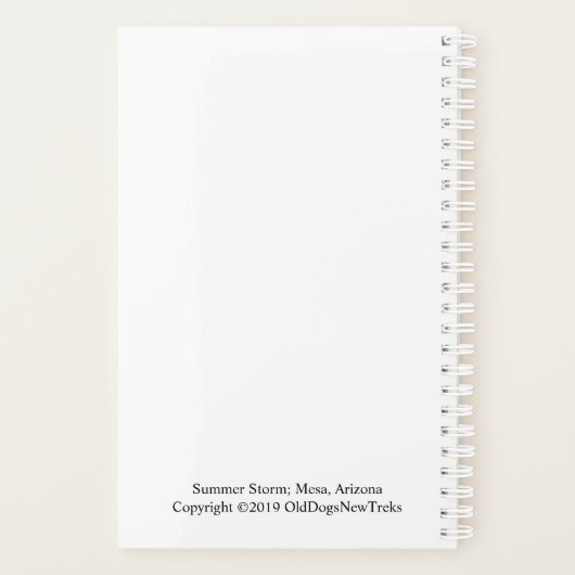 Arizona Sommersturm Planer (Rückseite)