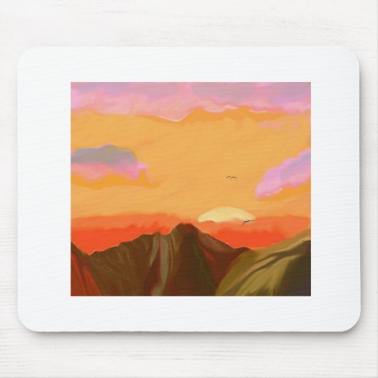 Arizona-Sonnenuntergang mousepad (Vorne)