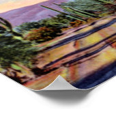 Arizona Sonoran Wüstenszene Poster (Ecke)