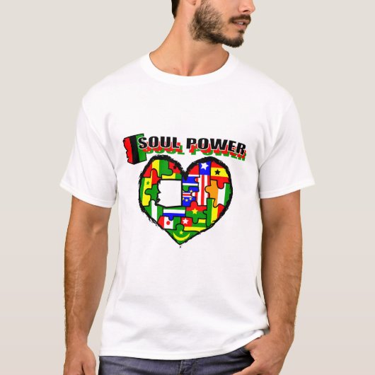 Arizona-Soul-Power mit größerem Logo-Entwurf T-Shirt (Vorderseite)