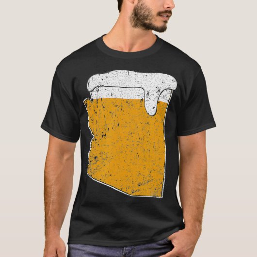 Arizona Staat Beer Ale stört Amerikaner T-Shirt (Vorderseite)
