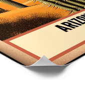 Arizona Staat Bird - Cactus Wren Vintag Poster (Ecke)