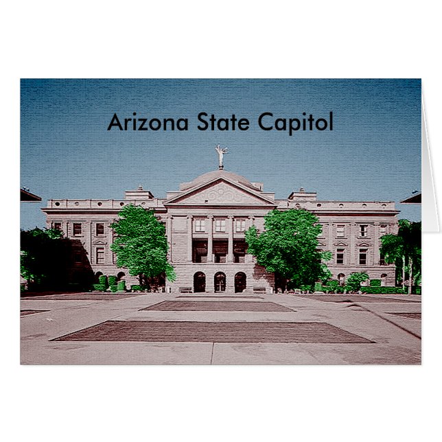 Arizona Staat Hauptstadt Tinted Colorized (Vorderseite (Horizontal))