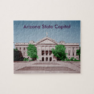 Arizona Staat Hauptstadt Tinted Colorized Puzzle