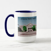 Arizona Staat Hauptstadt Tinted Colorized Tasse (Links)