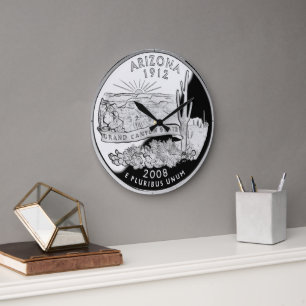 Arizona Staat Imitate Quarter Clock Große Wanduhr