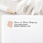 ARIZONA Staat Karte mit Herz - JEDE FARBE! (Insitu)