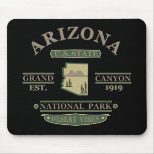 arizona Staat Karte Mousepad
