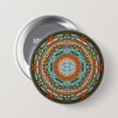 Arizona Staat Mandala Button (Vorne & Hinten)