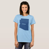 Arizona Staat Map Belong T - Shirt (Vorne ganz)