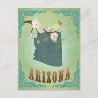 Arizona Staat Map - Green