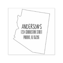 Arizona Staat Rücksendeadresse Permastempel