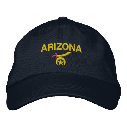 Arizona Staat Shriner Cap Bestickte Baseballkappe (Vorderseite)