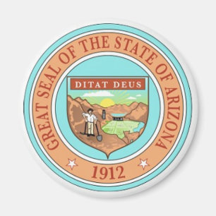 Arizona Staat Siegel Magnet
