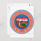 Arizona Staat Siegel Postkarte (Vorne/Hinten)