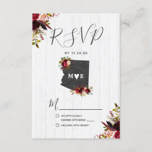 Arizona Staat Zielort Rustikale Hochzeit RSVP