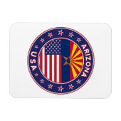 Arizona, Staaten der USA Magnet (Horizontal)