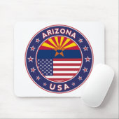 Arizona, Staaten der USA Mousepad (Mit Mouse)