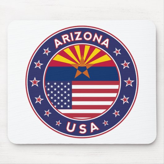 Arizona, Staaten der USA Mousepad (Vorne)