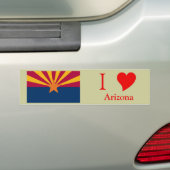 Arizona-Staats-Flagge Autoaufkleber (Auf Auto)